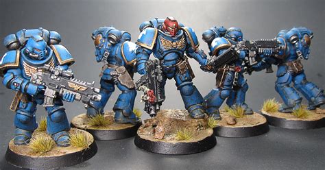 Grimdark Ultra Intercessor Squad Rwarhammer40k