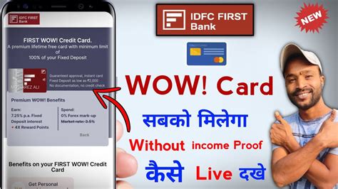 Idfc Lifetime Free Credit Card Apply 2023 Idfc Wow Credit Card Apply