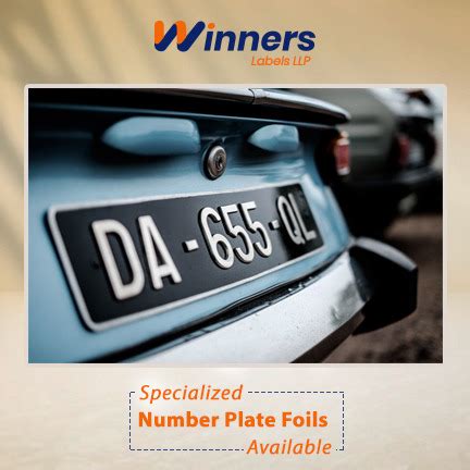 Number Plate Foils All You Need To Know About The Process