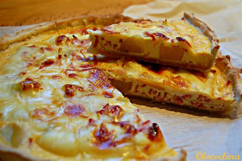 La Tarte Au Fromage Et Aux Pommes De Terre Trop Bonne