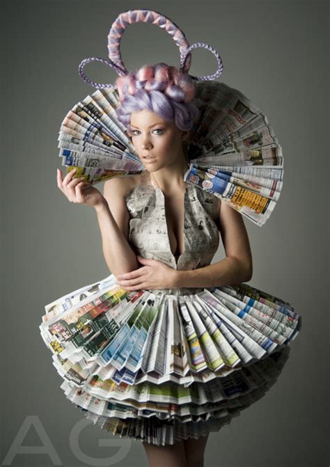 How To Recycle Recycled Newspaper Dresses