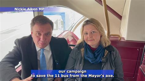 Nickie S Campaign To Save Bus Route Continues Nickie Aiken