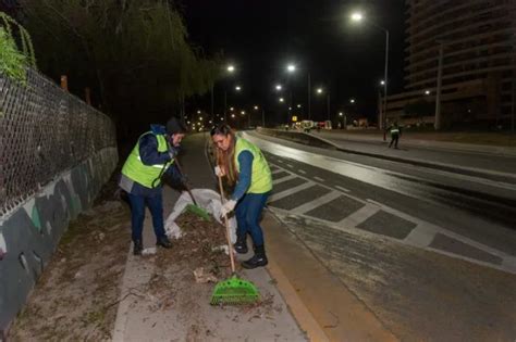 Acceso Norte comenzó un nuevo operativo de limpieza nocturna sobre