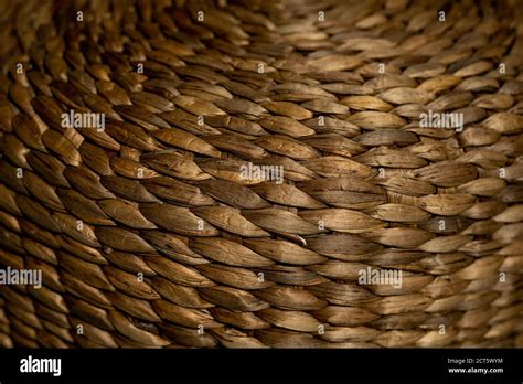 Background Of Basket Surface Pattern Background Wicker Straw Basket