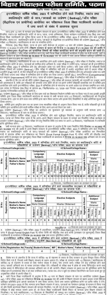 Bihar Board 12th Sent Up Answer Key 2023 सटअप परकष क Answer यह