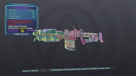 Borderlands 2 Effervescent Rarity Gear Gibbed Codes