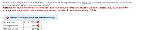 Solved Duela Dent Is Single And Had 183200 In Taxable