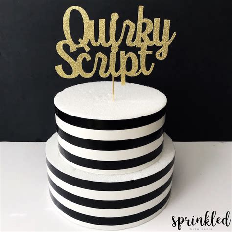 How to Create the Perfect Cake Topper with Cricut - Sprinkled with Paper