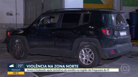 V Deo Jovem Baleado Ap S Tentativa De Assalto Na Freguesia Do