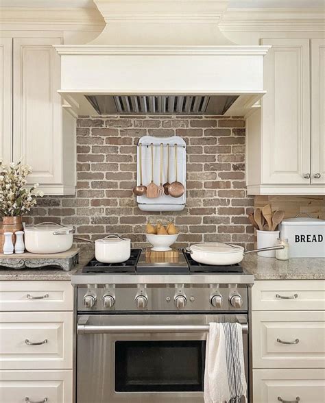 Kitchen Backsplash White Brick Things In The Kitchen