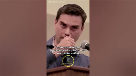 “the Idea That Sex Or Gender Are Malleable Is Not True ” Ben Shapiro