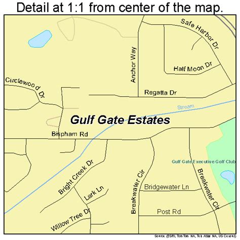 Gulf Gate Estates Florida Street Map 1228050