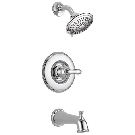 Delta Linden Chrome Handle Bathtub And Shower Faucet T