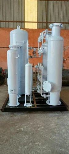 Psa Nitrogen Gas Plant 125 Lpm 75 Nm3hr Automation Grade