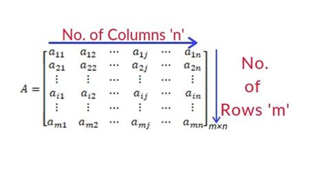 Rows And Columns In Matrices