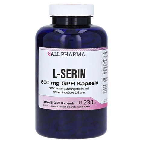 L-SERIN 500 mg GPH Kapseln 360 Stück kaufen | medpex