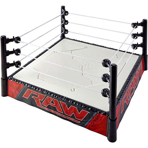 WWE Wrestling RAW Breakable Superstar Ring Mattel Toys - ToyWiz