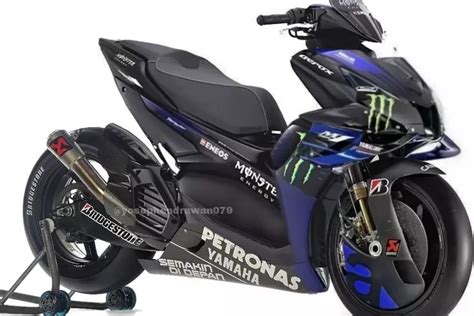 Desain Khusus All New Yamaha Aerox Special Edition Moto Gp Punya