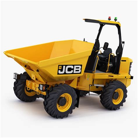 Jcb T Site Dumper D Model Ma Obj Max Fbx C D Ds