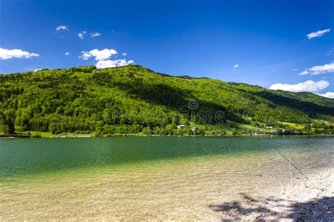 Lake In The Area Hallstat Austria Stock Photo Image Of