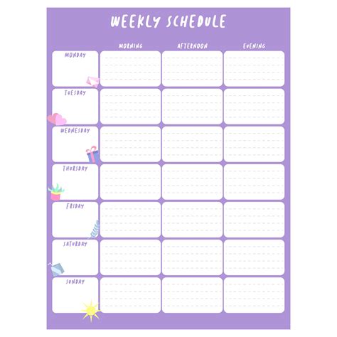 Weekly Calendar Pages - 10 Free PDF Printables | Printablee