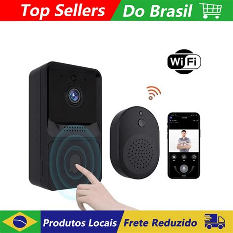 Smart WiFi Home Video Campainha C Mera De Seguran A Sem Fio Vis O