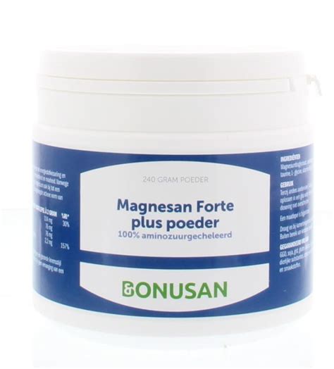 Magnesan Forte Plus Poeder Van Bonusan Gram