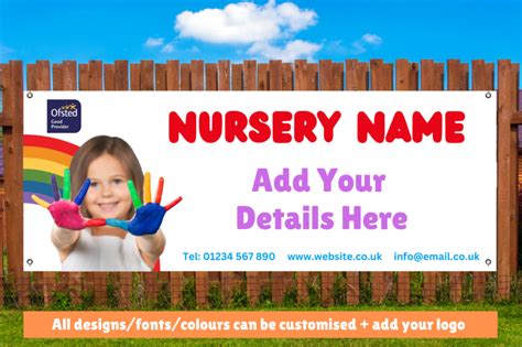 Nursery Day Care And Playgroup Banner Peak Banners