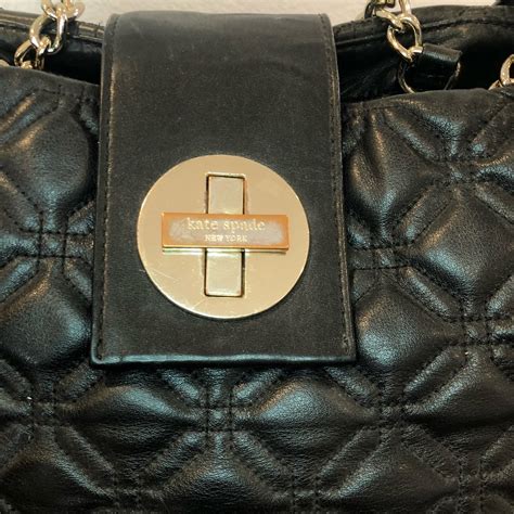 Kate Spade Black And Gold Purse Gem