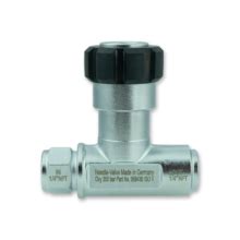 Needle Valve Pro With Inlet Thread 1 4 NPT Female Nautec Canada