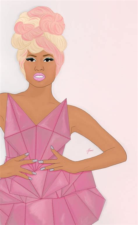 What A Kerfuffle An Art Blog Nicki Minaj Cartoon Nicki Minaj