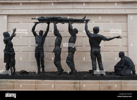 Memorial To Post Ww2 Dead At The National Memorial Arboretum Near