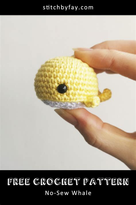 No Sew Whale Crochet Pattern Artofit