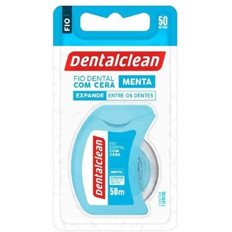 Fio Dental Cera Menta DentalClean 50 Metros Submarino