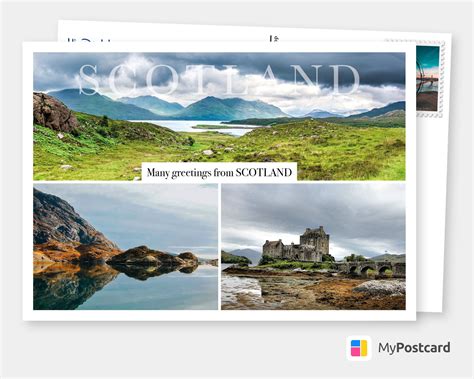 Scotland Greetings Scotland Greeting Cards Scotland Postcard