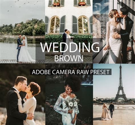 30 Camera Raw Presets Wedding Brown Wedding Presets Etsy