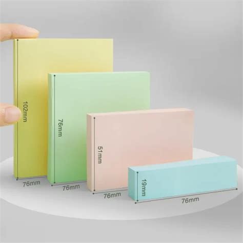 Explore Sticky Note Varieties Sizes Colors And Types Interwell