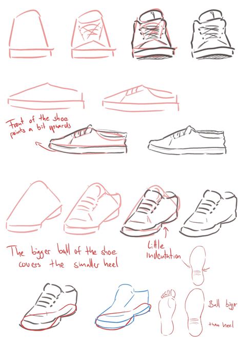 Shoe Drawing Reference