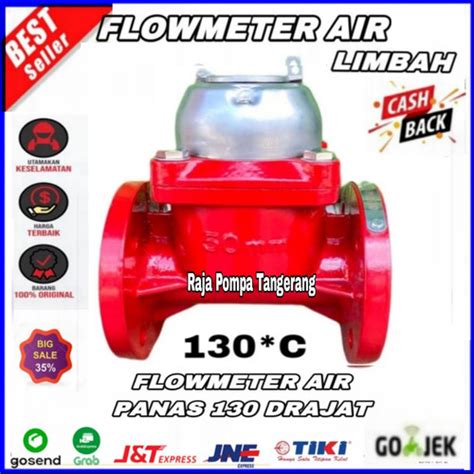 Jual Flowmeter Air 3Inch Meteran Air Panas Limbah 3 Inch Jakarta