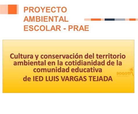 Proyecto Ambiental Escolar Ppt