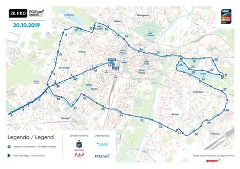 PKO Poznań Maraton 2019 Znamy trasę tegorocznego biegu Są zmiany