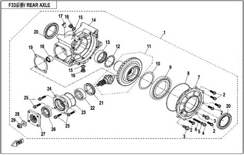 Star Cycle Uforce Eps U Ex Cf Uu A F Rear Axle