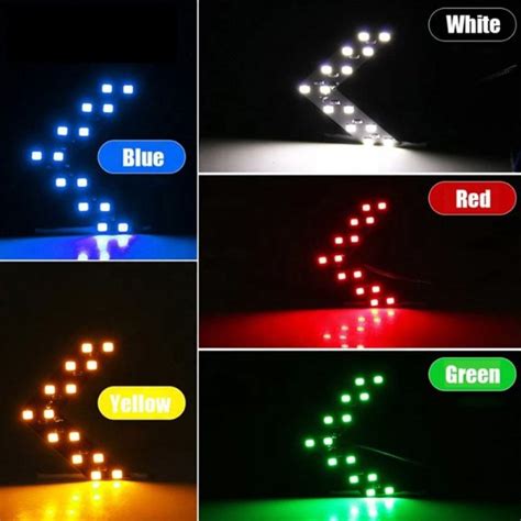 Car Led Lights Rear View Mirror Arrow Panel Light Car Products Mirror