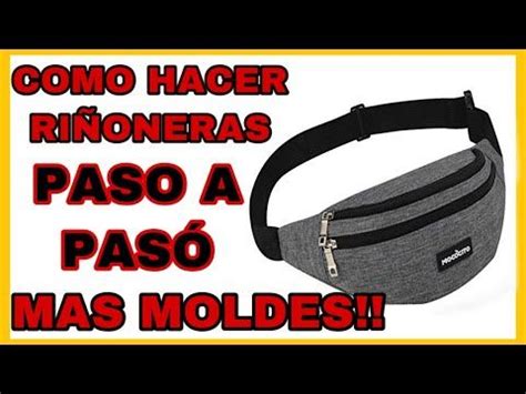 Como Hacer Una Ri Onera Canguro Paso A Paso Con Moldes Para Descargar