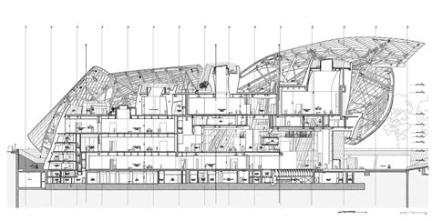 image result  fondation louis vuitton drawings architecture