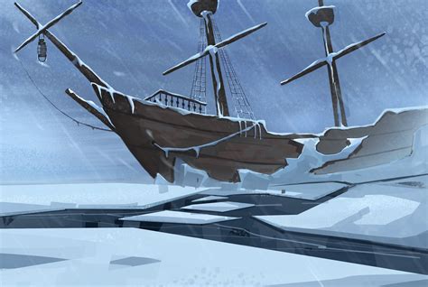 Artstation Frozen Ship