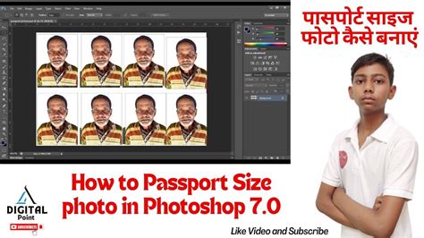 How To Passport Size Photo In Photoshop Passports Size Photo