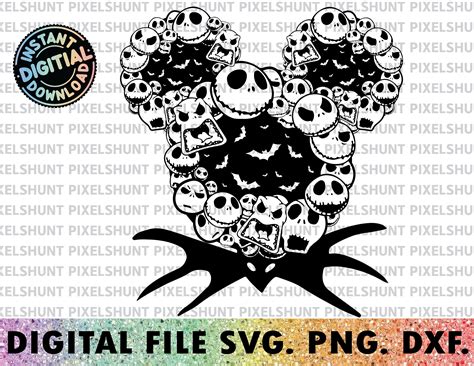 Cricut Halloween Jack Skellington Jack Skellington Svg Jack Etsy