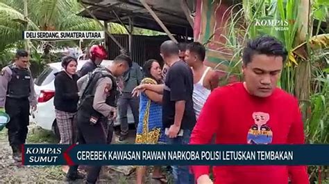 Detik Detik Polisi Gerebek Kawasan Narkoba Di Percut Sei Tuan Kabupaten