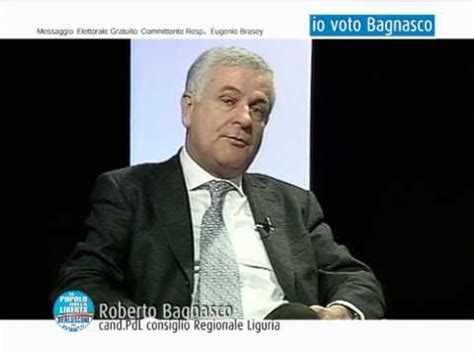 Roberto Bagnasco Candidato Consiglio Regionale Liguria Pdl Youtube